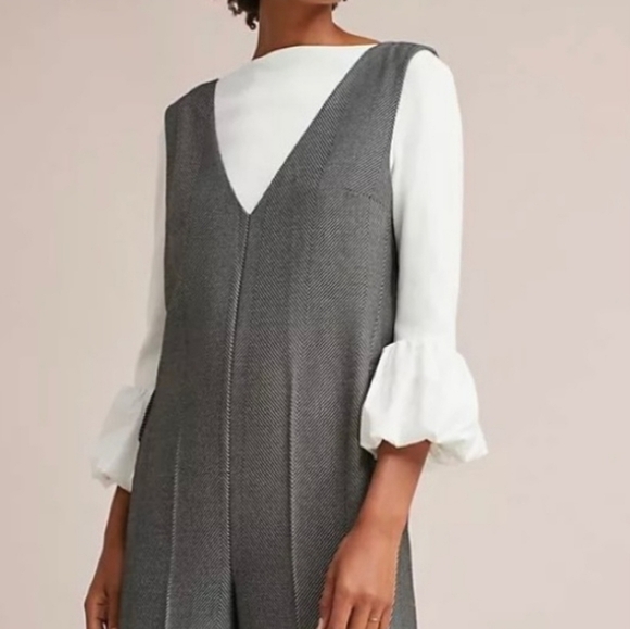 ANTHROPOLOGIE CARTONNIER Oxnard v neck Tailored Jumpsuit XS - Picture 5 of 10